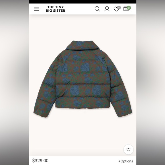 Tiny Big Sister Roses Jacket - size 10 (Euro 38) - Picture 3 of 4